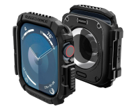 Etui / obudowa na smartwatcha Spigen Rugged Armor Apple Watch 10 (46 Mm) Matte Black
